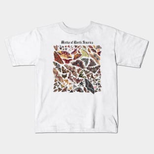 Moths of North America Kids T-Shirt